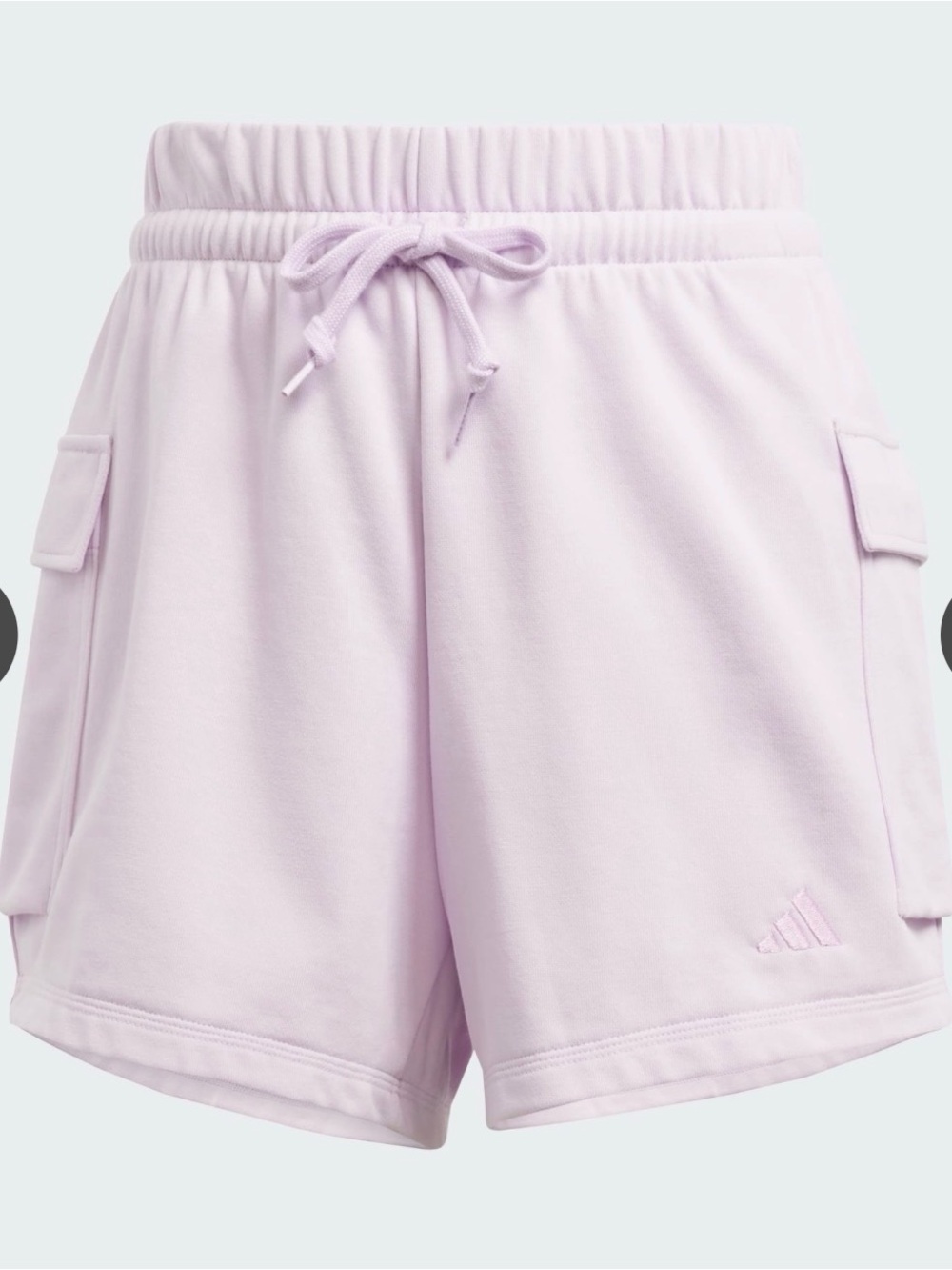 Adidas Essentials Small Logo French Terry Cargo Shorts